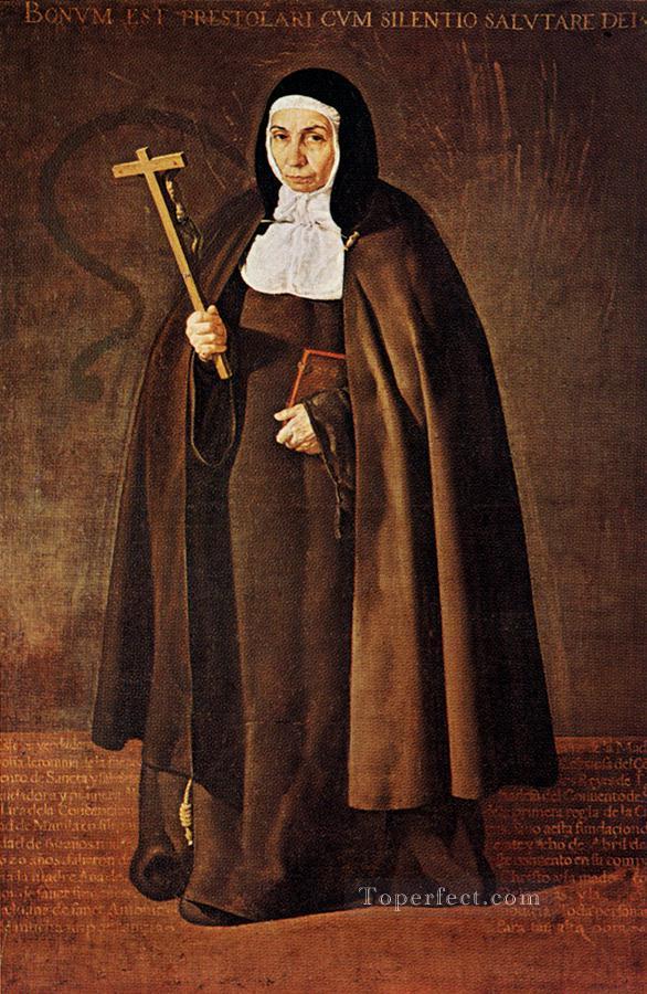 Abbess Jeronima de la Fuente portrait Diego Velazquez Oil Paintings